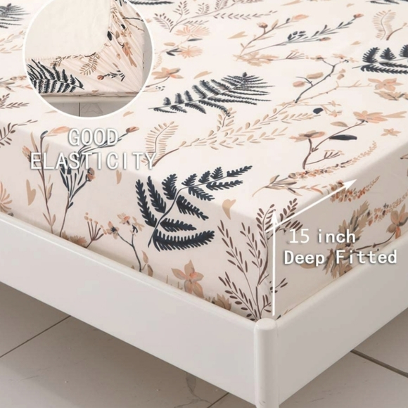 ‼️Last 1‼️ 4 Piece Soft Floral Queen Size Sheets - Picture 4 of 6